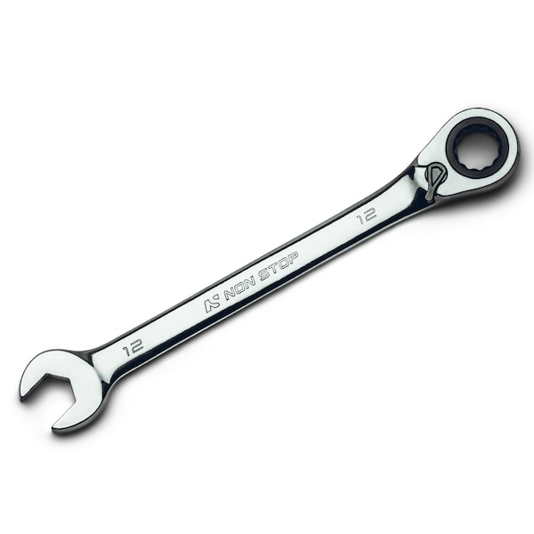 Non Stop Auto Tools 12mm Ultrafine 120Tooth Reversible Ratcheting Combination Wrench NS71012 - main